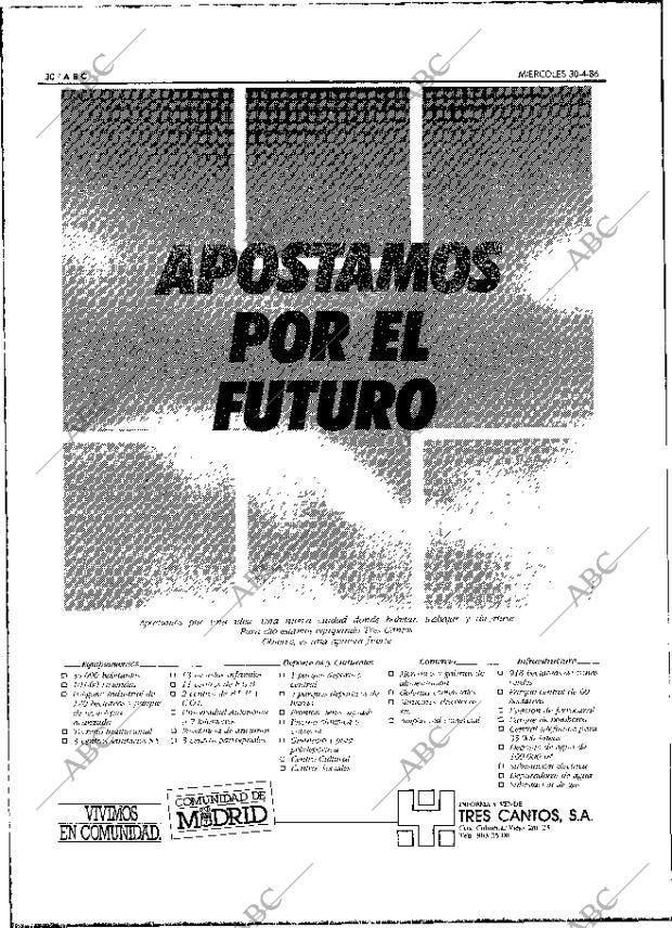 ABC MADRID 30-04-1986 página 30