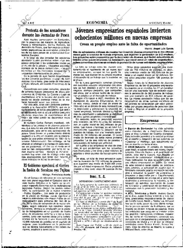 ABC MADRID 30-04-1986 página 64