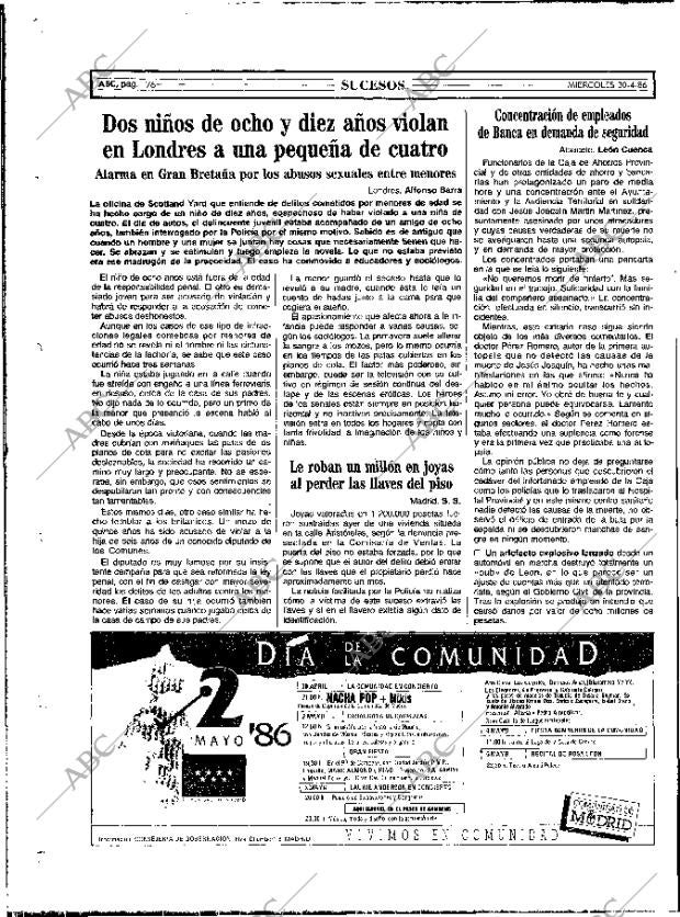 ABC MADRID 30-04-1986 página 76