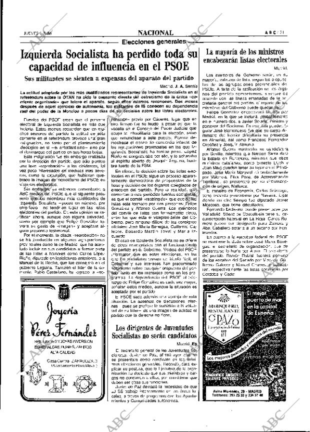 ABC MADRID 01-05-1986 página 21