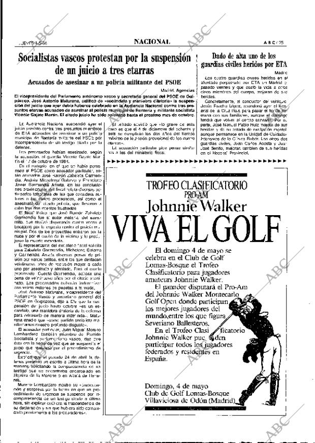 ABC MADRID 01-05-1986 página 25