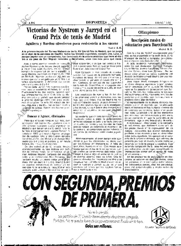 ABC MADRID 01-05-1986 página 56
