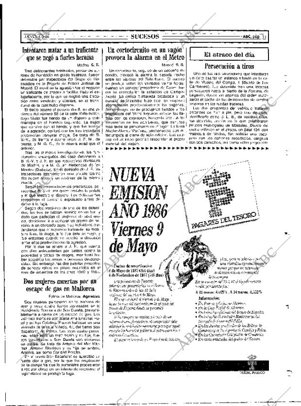 ABC MADRID 01-05-1986 página 71