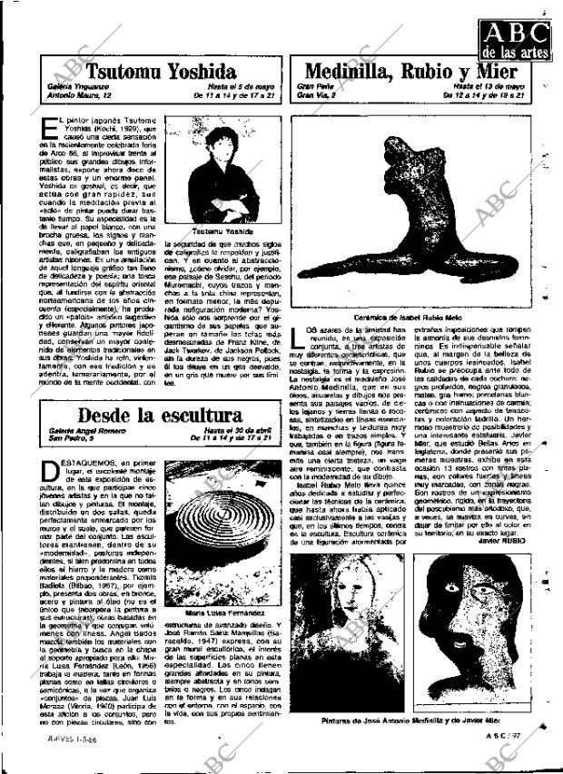 ABC MADRID 01-05-1986 página 97