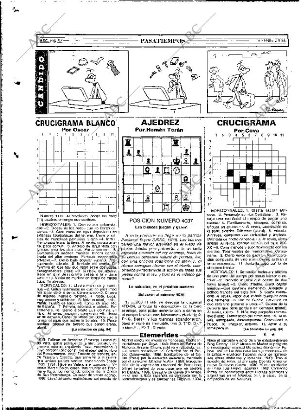 ABC MADRID 02-05-1986 página 92