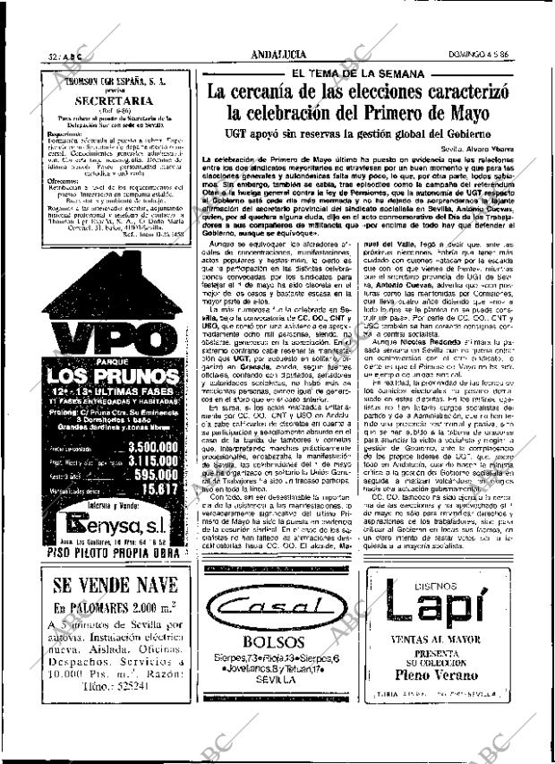 ABC SEVILLA 04-05-1986 página 32