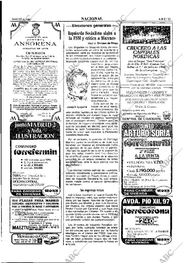 ABC MADRID 06-05-1986 página 23