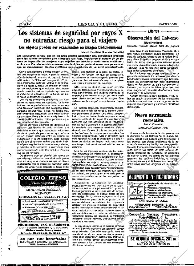 ABC MADRID 06-05-1986 página 62