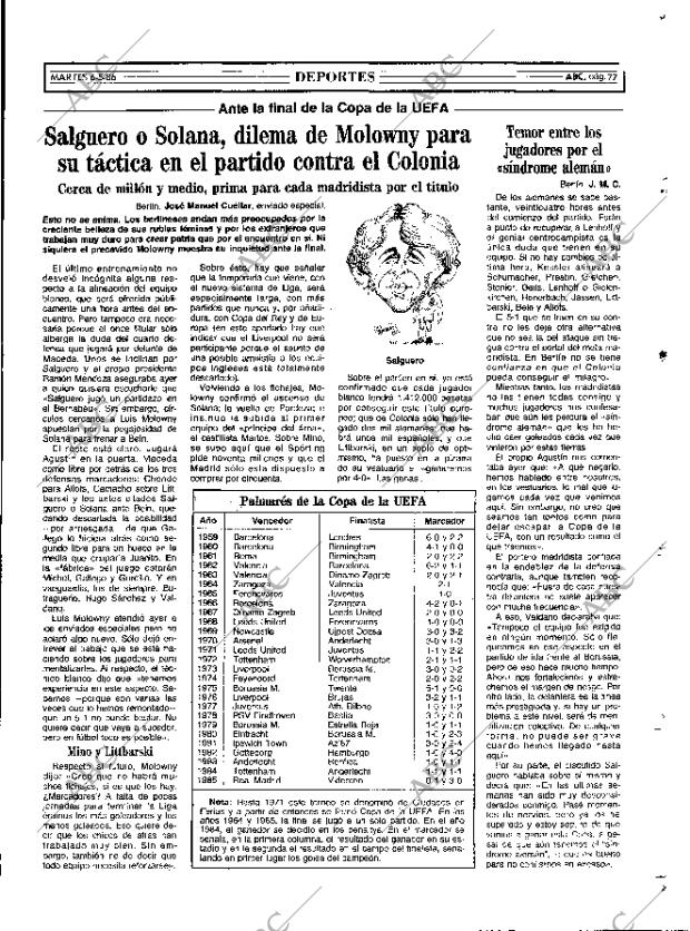 ABC MADRID 06-05-1986 página 77