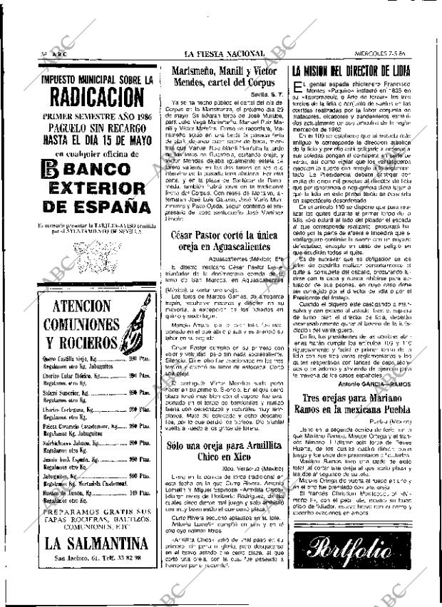 ABC SEVILLA 07-05-1986 página 58