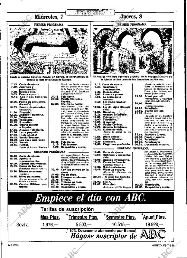 ABC SEVILLA 07-05-1986 página 86