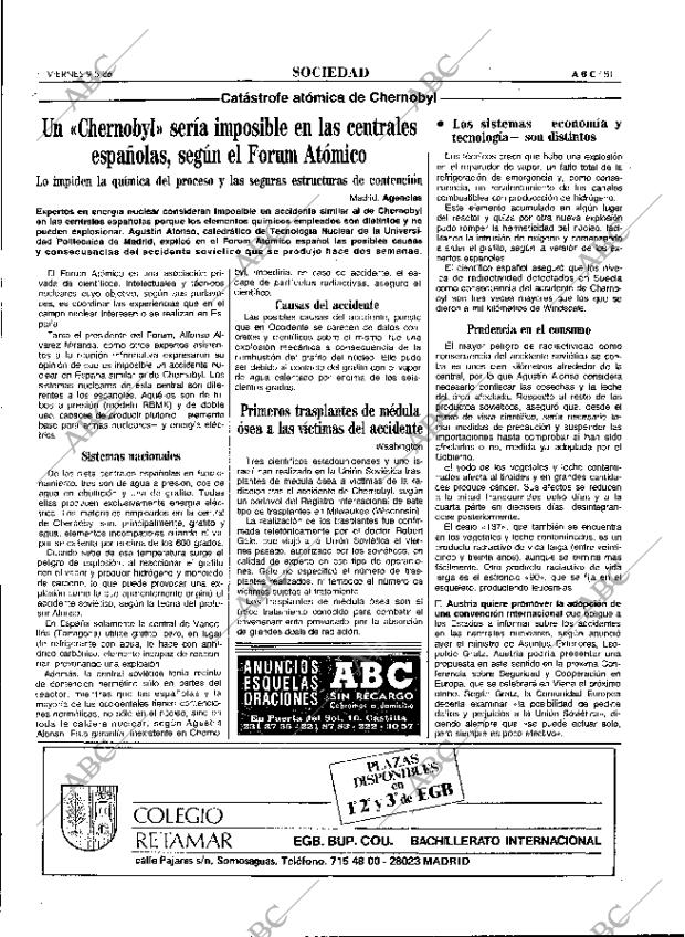 ABC MADRID 09-05-1986 página 51