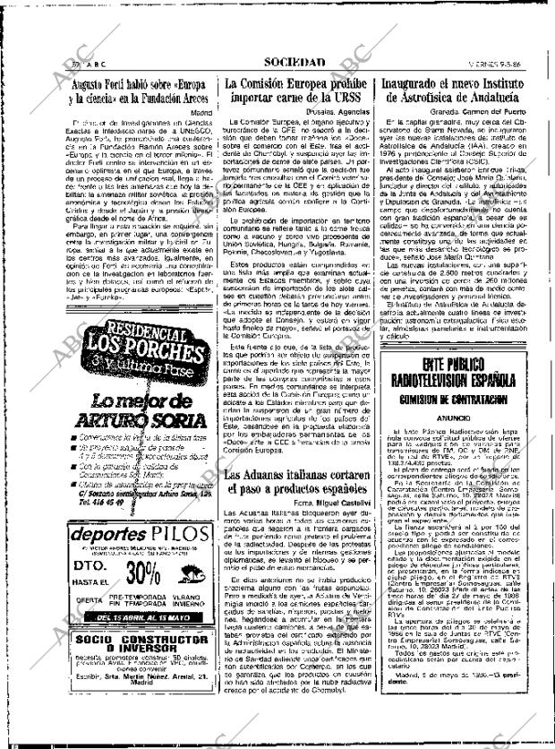 ABC MADRID 09-05-1986 página 52