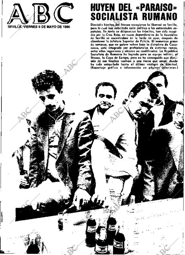 ABC SEVILLA 09-05-1986 página 1