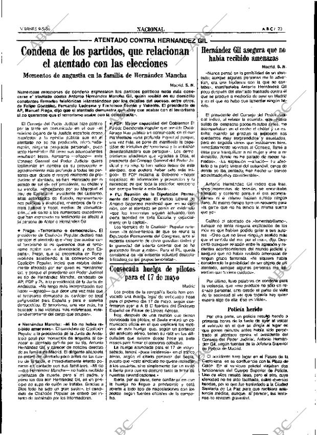 ABC SEVILLA 09-05-1986 página 23