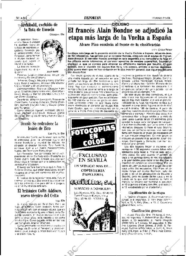 ABC SEVILLA 09-05-1986 página 58