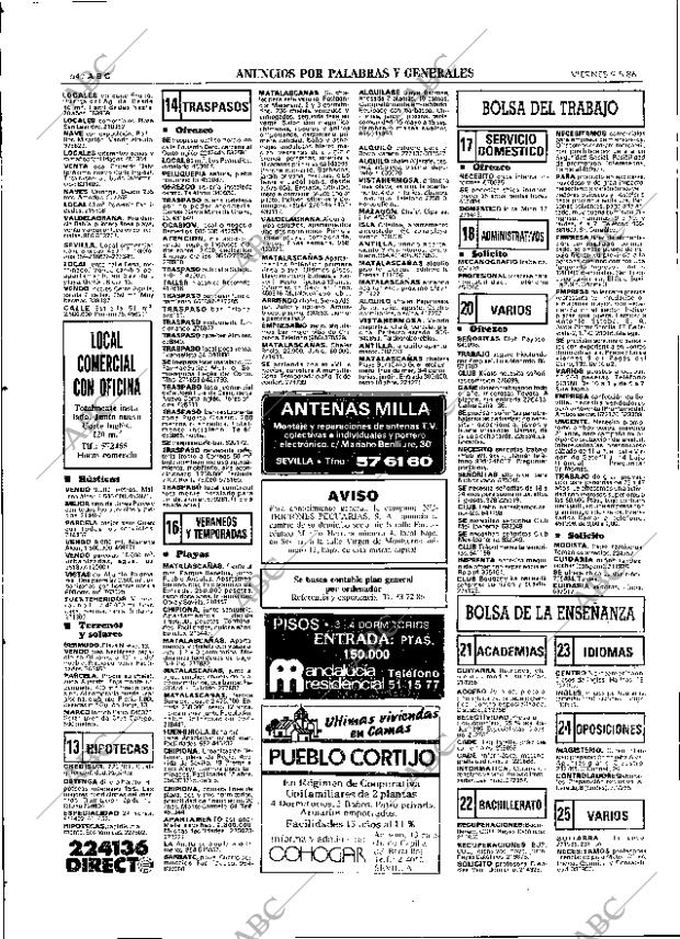 ABC SEVILLA 09-05-1986 página 64