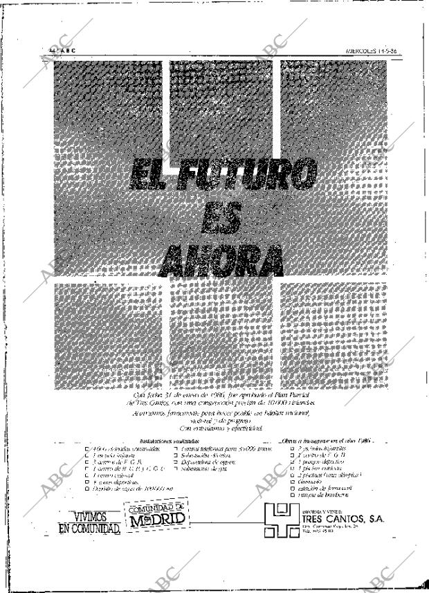 ABC MADRID 14-05-1986 página 44