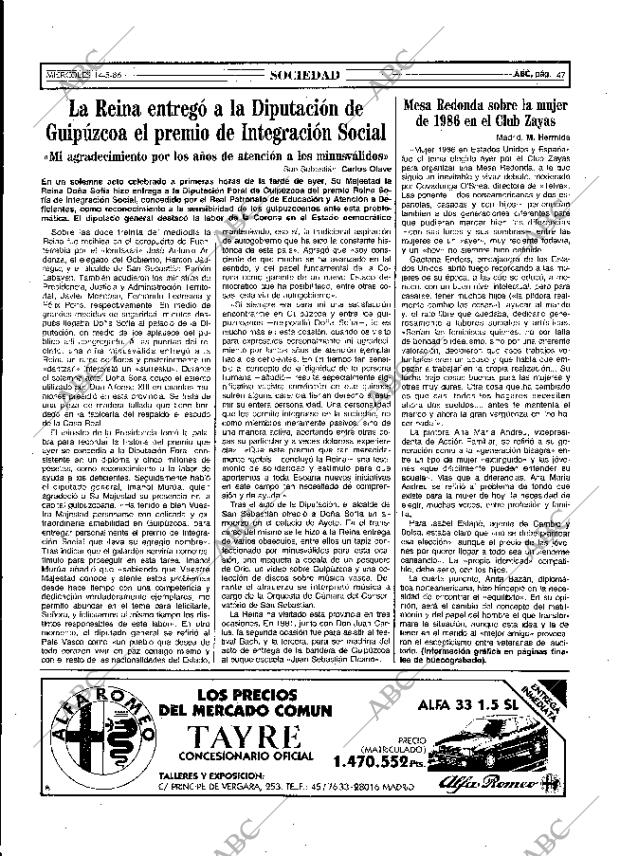 ABC MADRID 14-05-1986 página 47