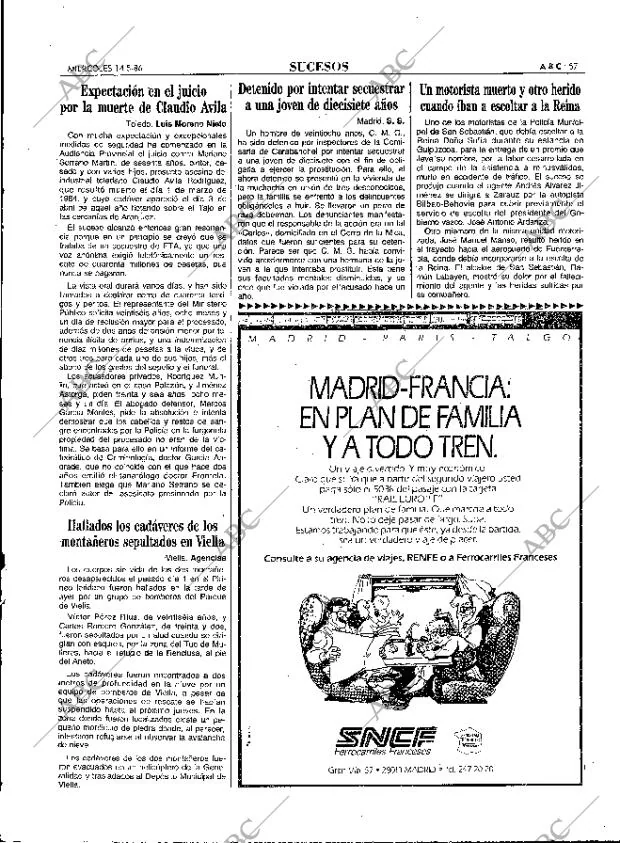 ABC MADRID 14-05-1986 página 57