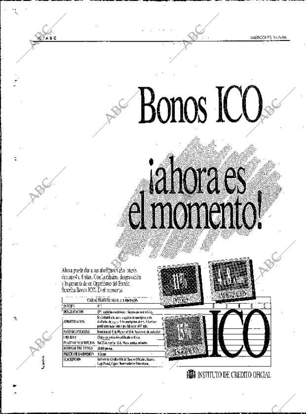 ABC MADRID 14-05-1986 página 70