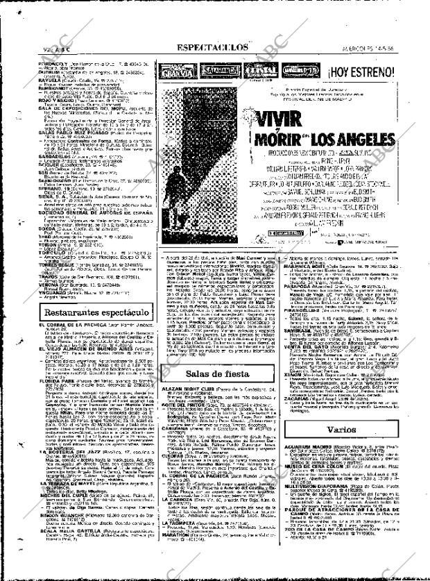 ABC MADRID 14-05-1986 página 92