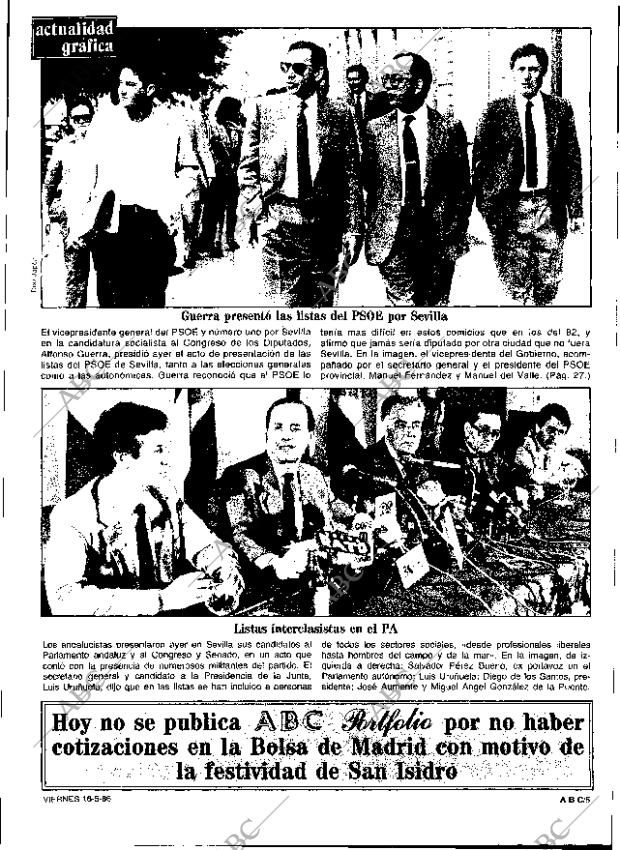 ABC SEVILLA 16-05-1986 página 5