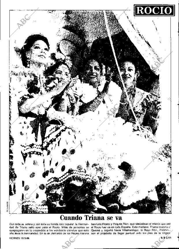 ABC SEVILLA 16-05-1986 página 69