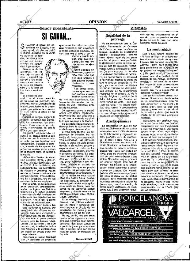 ABC MADRID 17-05-1986 página 12