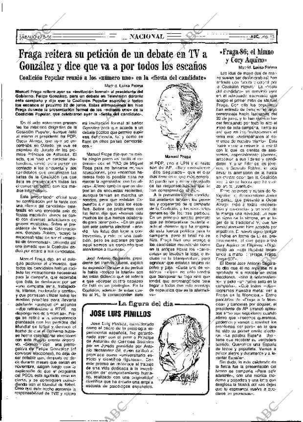 ABC MADRID 17-05-1986 página 15