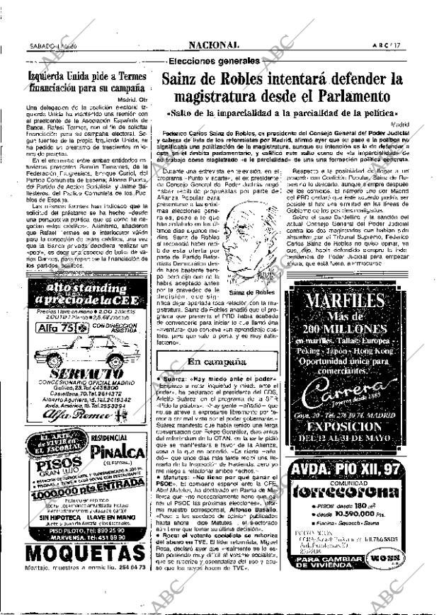 ABC MADRID 17-05-1986 página 17