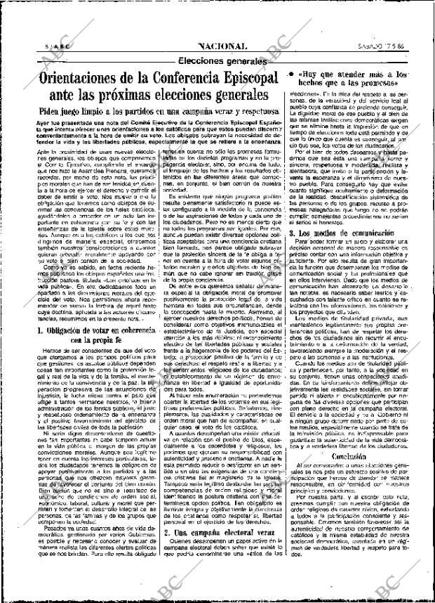 ABC MADRID 17-05-1986 página 18