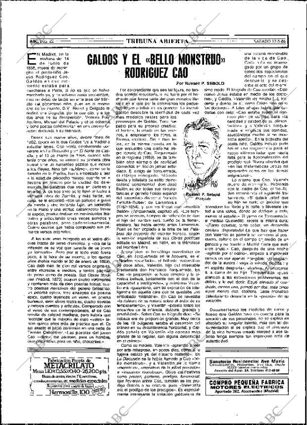 ABC MADRID 17-05-1986 página 22