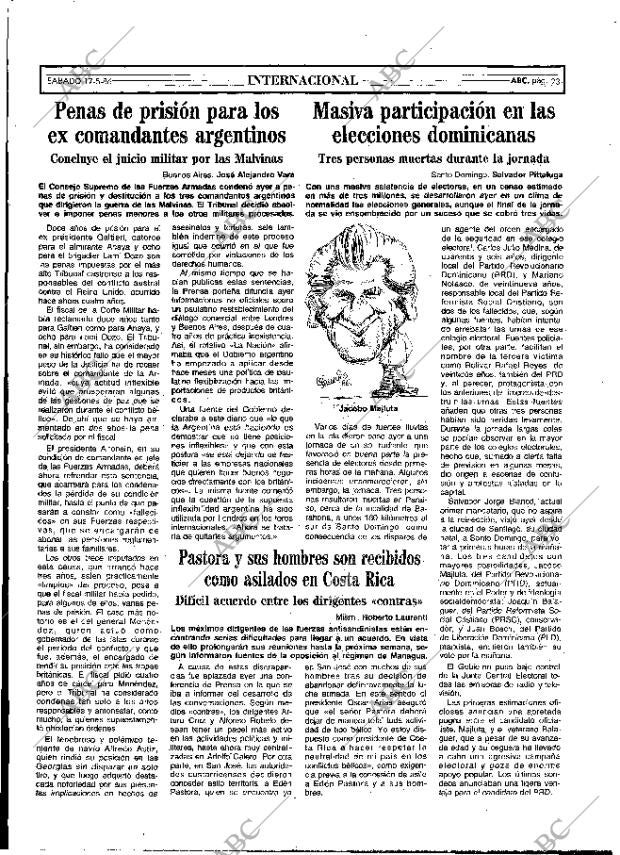 ABC MADRID 17-05-1986 página 23