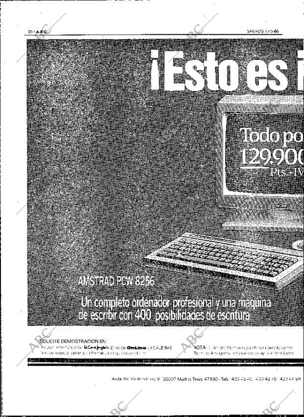 ABC MADRID 17-05-1986 página 30