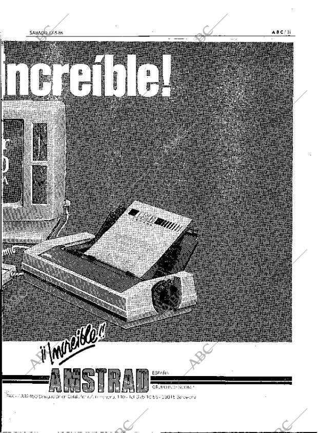 ABC MADRID 17-05-1986 página 31