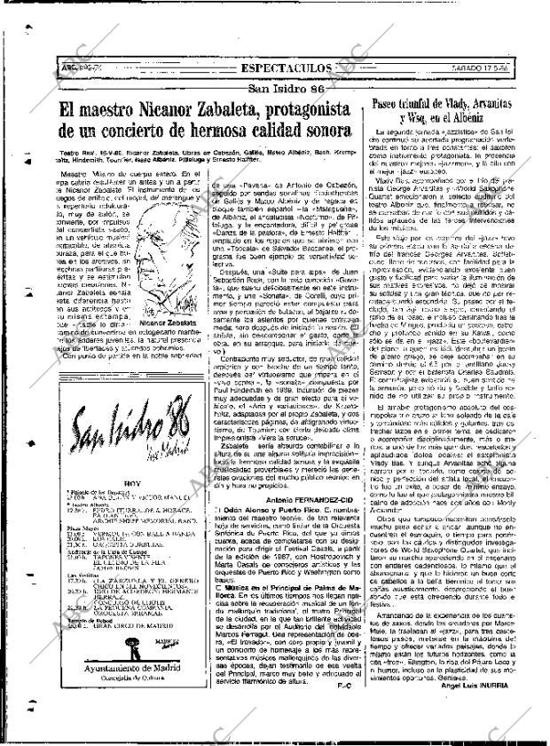 ABC MADRID 17-05-1986 página 76