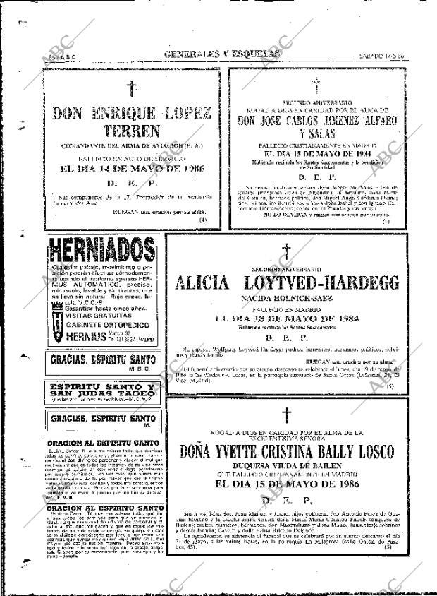ABC MADRID 17-05-1986 página 86