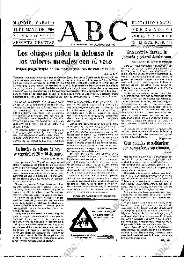 ABC MADRID 17-05-1986 página 9