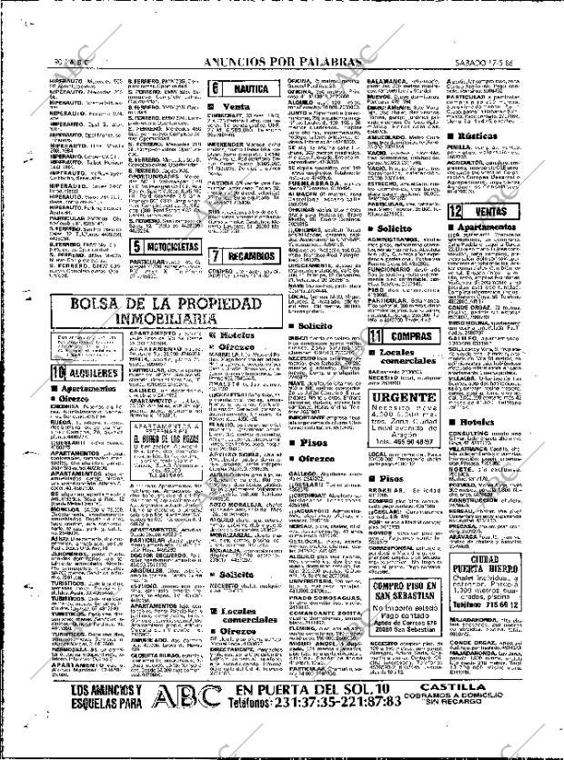 ABC MADRID 17-05-1986 página 90