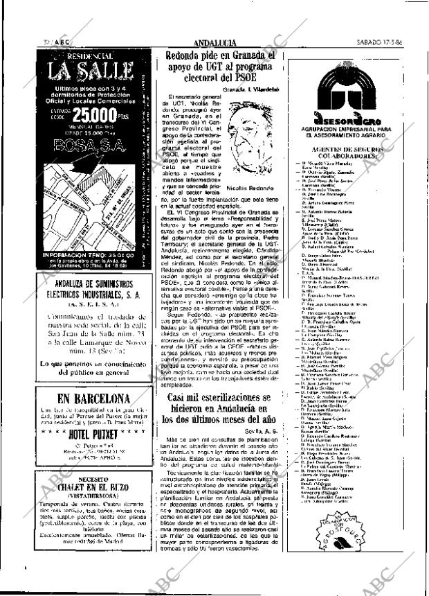 ABC SEVILLA 17-05-1986 página 32