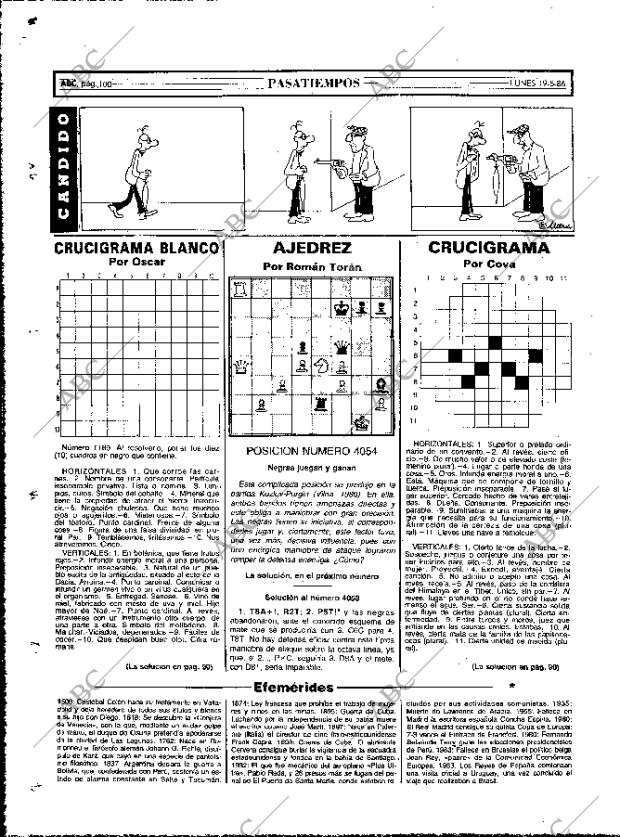 ABC MADRID 19-05-1986 página 100