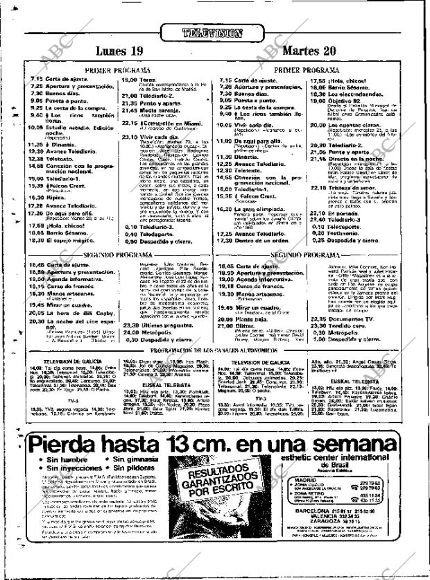 ABC MADRID 19-05-1986 página 110