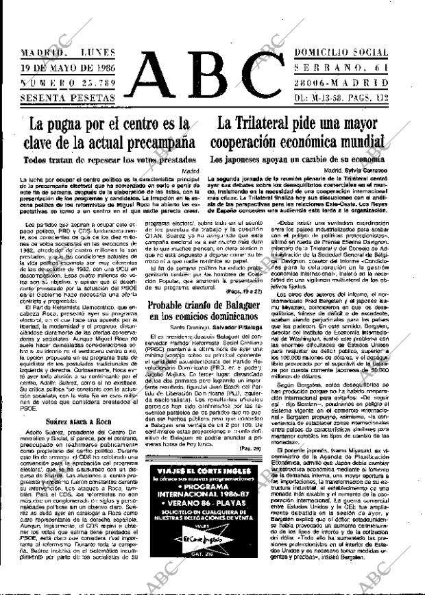 ABC MADRID 19-05-1986 página 13