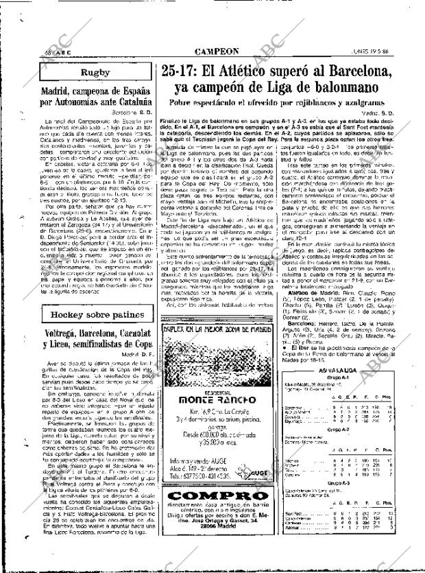 ABC MADRID 19-05-1986 página 68