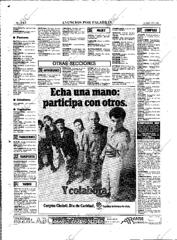 ABC MADRID 19-05-1986 página 98