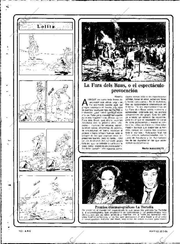ABC MADRID 20-05-1986 página 102