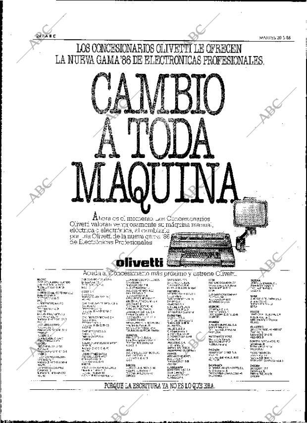 ABC MADRID 20-05-1986 página 24