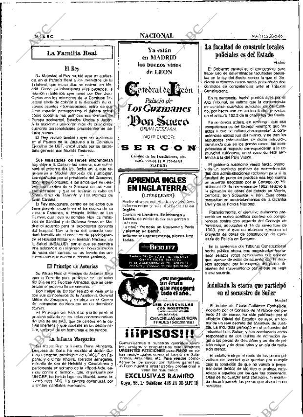 ABC MADRID 20-05-1986 página 26