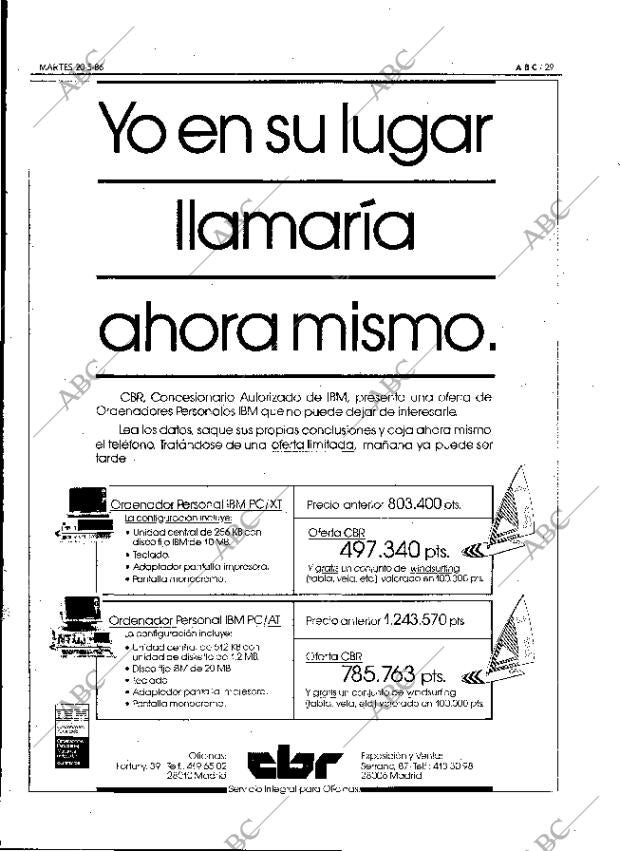 ABC MADRID 20-05-1986 página 29